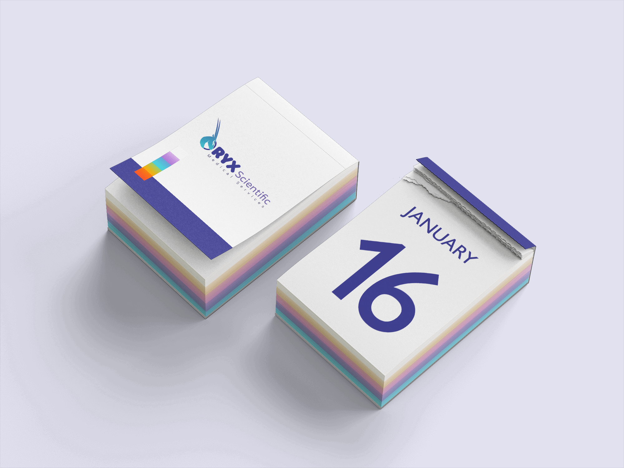 Calendar logo mockup